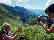 Anello dei Laghi Gemelli con il laghetto della Paura dalle Baite di Mezzeno il 15 luglio 2014  - FOTOGALLERY